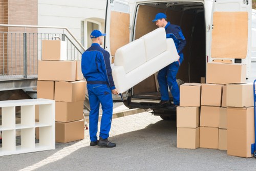 Man and van service supporting a flat move in North London