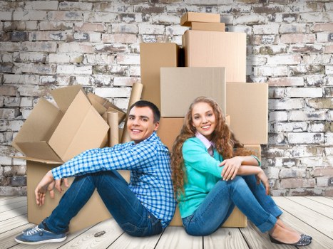 Local removals staff handling residential and office moves with care