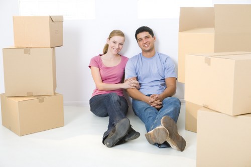 Residential and business removals van work in Haringey