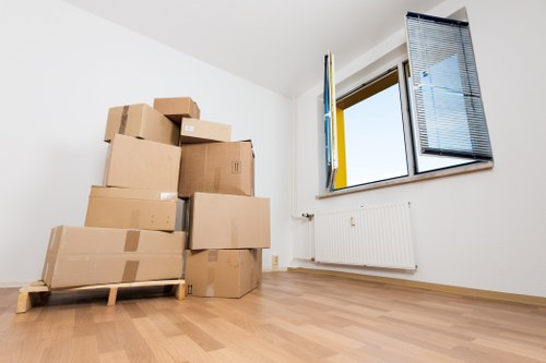 Professional man and van service handling a small move in Haringey