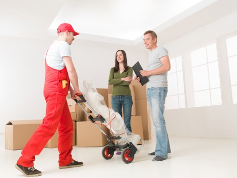 Collection of bulky household furniture from a flat