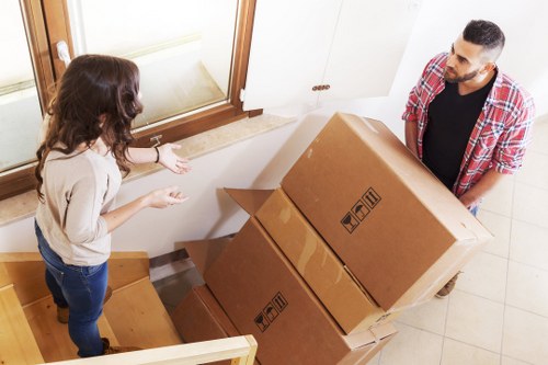 Local moving transport across Haringey residential streets