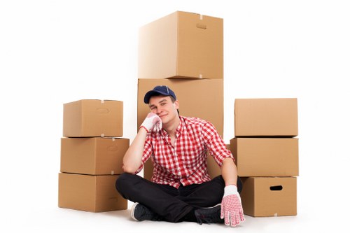 Careful loading of furniture during a Haringey house removal